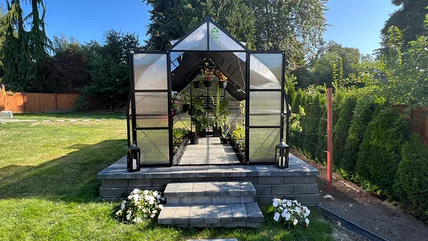 Virtue Black Greenhouse 9x14